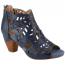 L'Artiste by Spring Step Icon Heeled Bootie Navy (Women's)