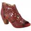 L'Artiste by Spring Step Icon Heeled Bootie Red (Women's)