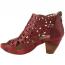 L'Artiste by Spring Step Icon Heeled Bootie Red (Women's) 2