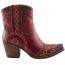 L'Artiste by Spring Step Saddleup Bootie Dark Red Multi (Women's) 1