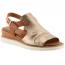 Spring Step Locals Wedge Sandal Bronze Multi (Women's)