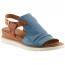 Spring Step Locals Wedge Sandal Denim Multi (Women's)