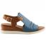 Spring Step Locals Wedge Sandal Denim Multi (Women's) 1