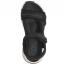 Taos Super Side Sandal Black Emboss (Women's) 3