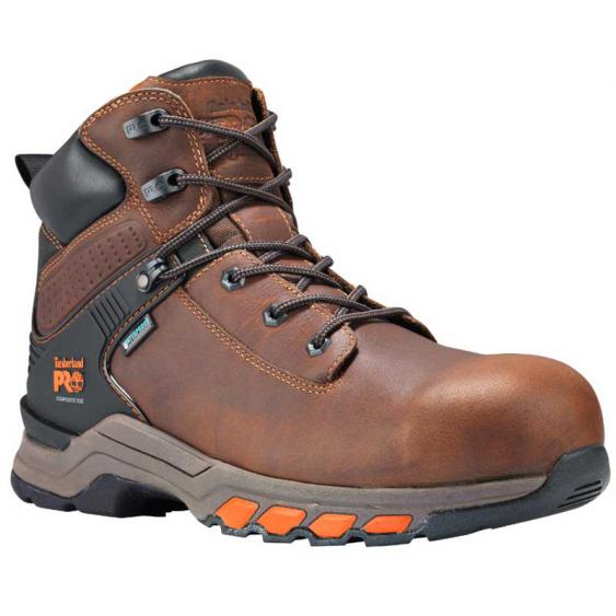 Timberland Pro Hypercharge 6'' Comp Toe Work Boot Brown (Men's)