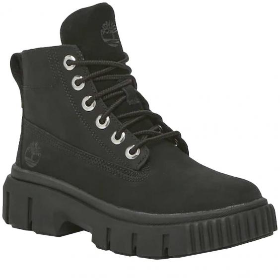 Timberland Greyfield Leather Boot Black Nubuck (Women's)