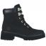 Timberland Carnaby Cool Mid Lace-Up Boot Jet Black (Women's) 1