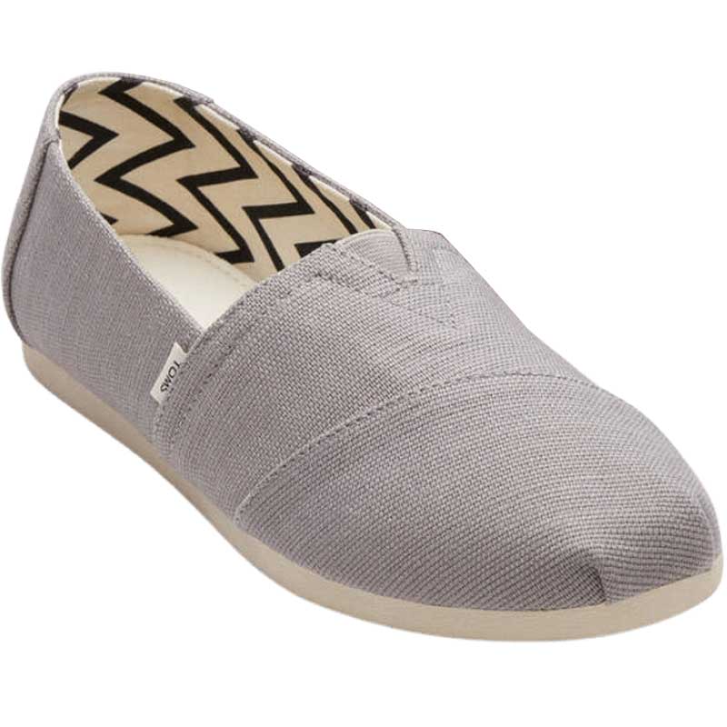 Betsy Trotwood Suri Omgivelser TOMS Shoes Alpargata Grey 10017741-020 (Women's)