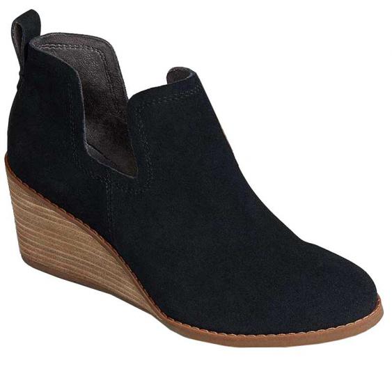 TOMS Shoes Kallie Black Suede 10016175-001 (Women's)