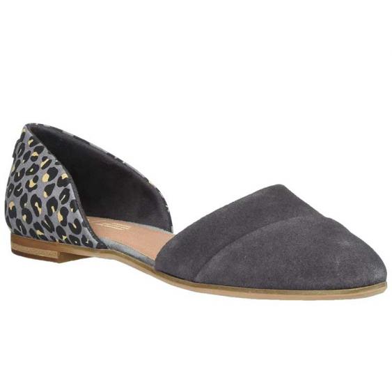 TOMS Shoes Jutti D'Orsay Grey Leopard 10016816 (Women's)