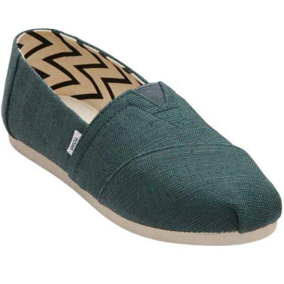 TOMS Shoes Alpargata Forest Green 10018783-300 (Women's)