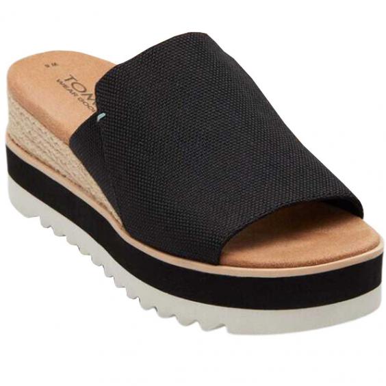 TOMS Shoes Diana Mule Sandal Black (Women's)