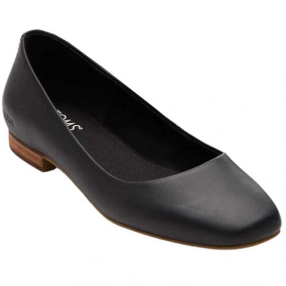 TOMS Shoes Brielle Professional Flat Black (Women's)