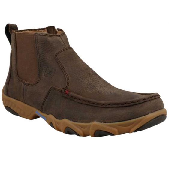 Twisted X 4'' Chelsea Driving Moc Root Beer (Men's)