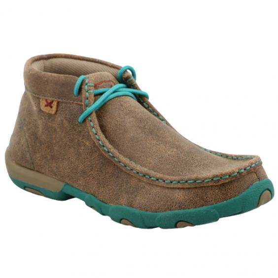Twisted X Chukka Driving Moc Bomber & Turquoise (Women's)