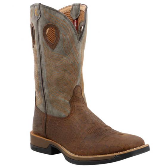 Twisted X 12'' Tech X Boot/ Brown & Grey (Men's) Twisted X 12'' Tech X Boot/ Brown & Grey (Men's)