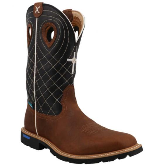 Twisted X 12'' Tech X Boot/ Clay & Black (Men's)