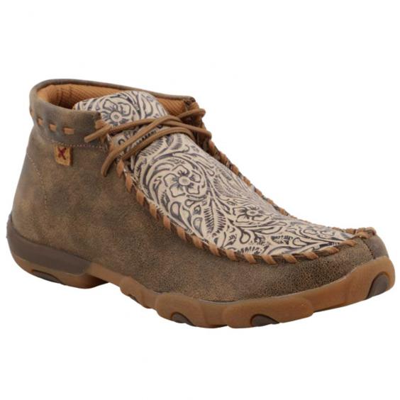 Twisted X Chukka Driving Moc/ Bomber & Nude Print (Women's)