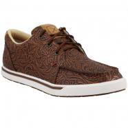 Twisted X Kicks Tooled Brown (Women's)