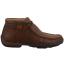 Twisted X Chukka Driving Moc Brown & Tooled Brown (Women's) 1