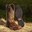 Twisted X 12'' Tech X Boot/ Brown & Grey (Men's) 5