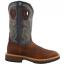 Twisted X 12'' Horseman/ Distressed Saddle & Peacock (Men's) 1