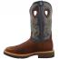 Twisted X 12'' Horseman/ Distressed Saddle & Peacock (Men's) 2