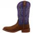 Twisted X 11'' Tech X Boot/ Distressed Saddle & Iris (Women's) 2