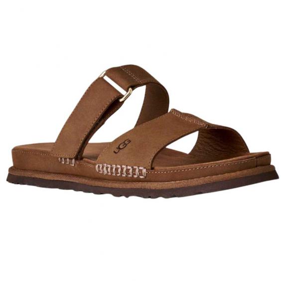 UGG GoldenGaze Slide Sandal Dark Chestnut (Women's) UGG GoldenGaze Slide Sandal Dark Chestnut (Women's)