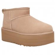 UGG Classic Ultra Mini Platform Bootie Sand (Women's)