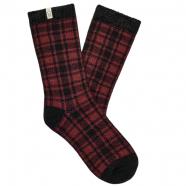 UGG Josephine Fleece Lined Sock Rubious/ Black Buffalo Check (Women's)