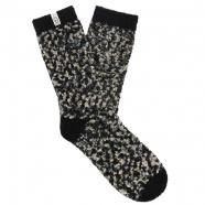 UGG Cozy Chenille Sock Black/ Grey (Women's)