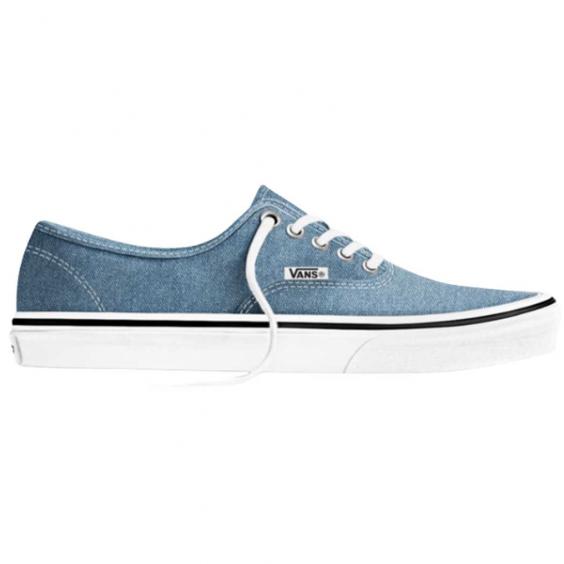Vans Authentic Sneaker Denim Blue/ White (Women's) Vans Authentic Sneaker Denim Blue/ White (Women's)