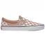 Vans Classic Slip-On Color Theory Checkerboard Warm Taupe (Women's) 1