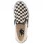 Vans Classic Slip-On Stackform Checkerboard Black/ Classic White (Women's) 3
