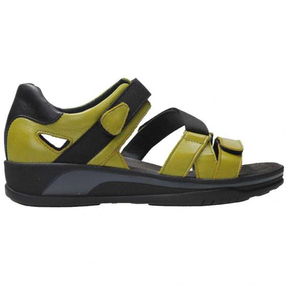 Wolky Desh Sandal Olive Green Leather 0105530710 (Women's)