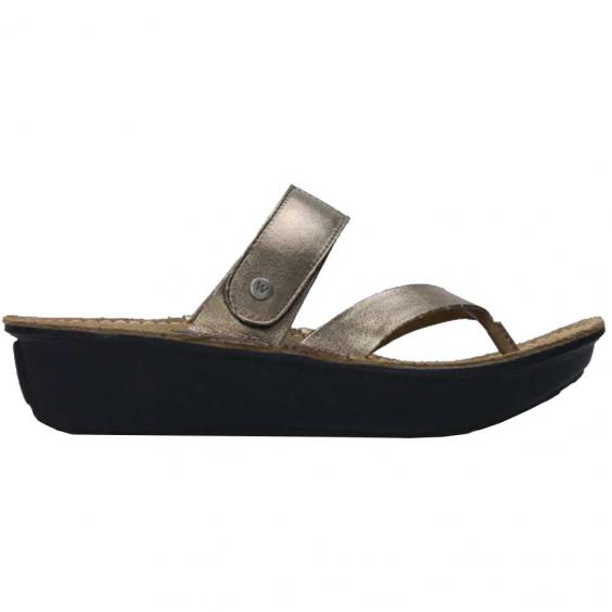 Wolky Tahiti Flip-Flop Sandal Bronze Biocare Metallic 0618008320 (Women's)