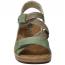 Wolky Lo Jolla Wedge Sandal Olive Viagretta Leather (Women's) 5